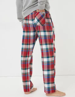 FatFace Family Check Pyjama Bottoms Red Best