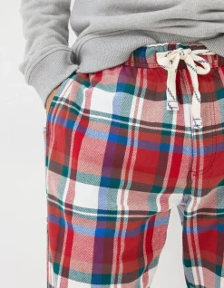FatFace Family Check Pyjama Bottoms Red Best