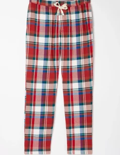 FatFace Family Check Pyjama Bottoms Red Best