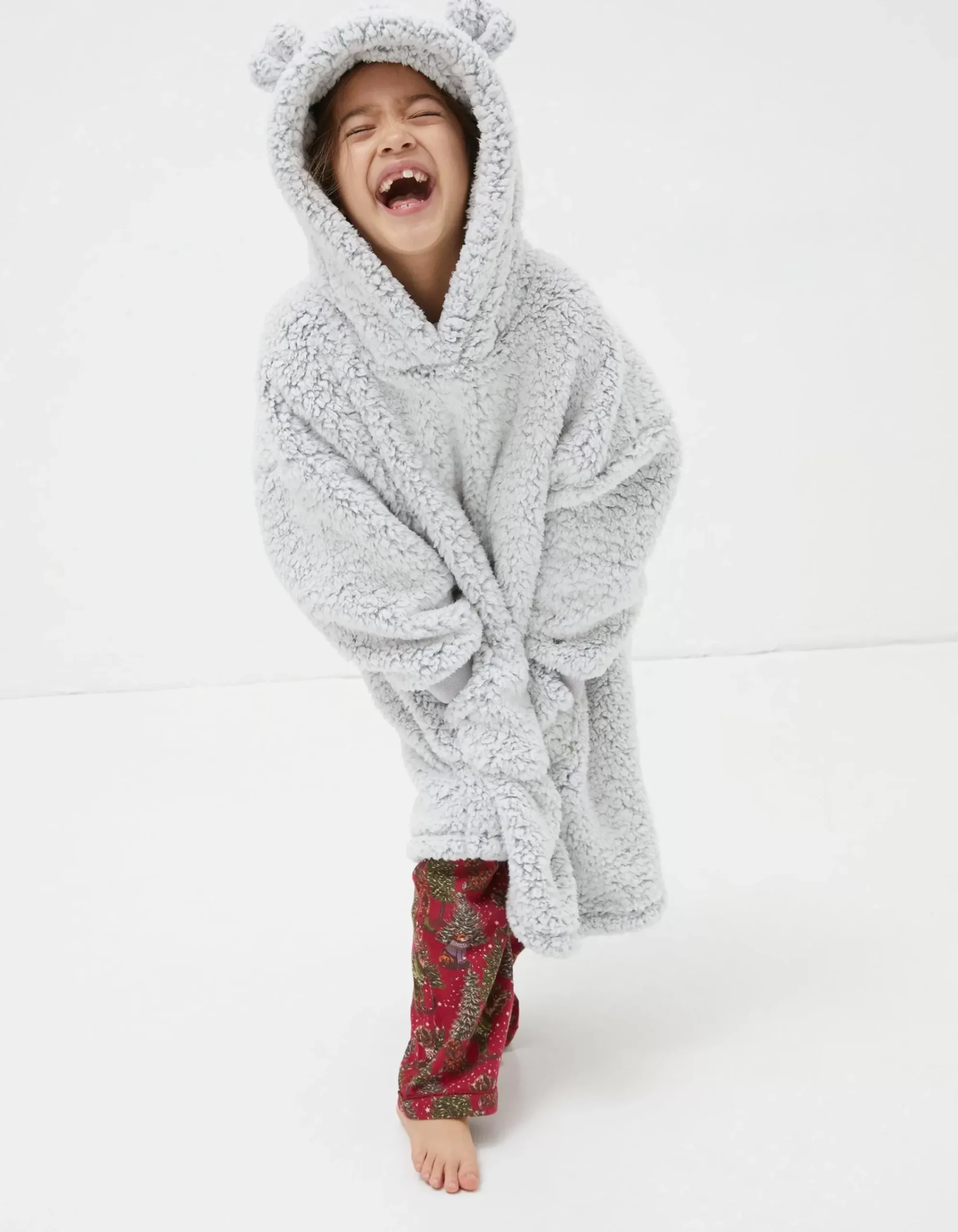 FatFace Family Snuggle Hoodie Grey Marl Best