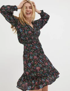 FatFace Farah Floral Dress Multi Clearance