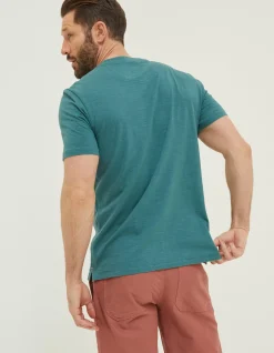 FatFace Surf Club T-Shirt Teal Green Best
