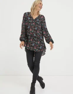 FatFace Faye Floral Tunic Multi Best