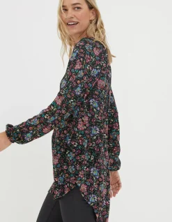 FatFace Faye Floral Tunic Multi Best