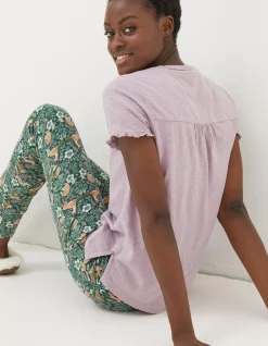 FatFace Felicity Fox Tee Lilac