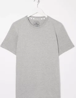 FatFace Festival Graphic T-Shirt Grey Marl Discount