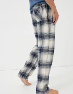 FatFace Fife Checked Pyjama Bottoms Off White Best
