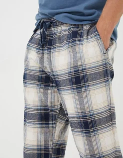 FatFace Fife Checked Pyjama Bottoms Off White Best
