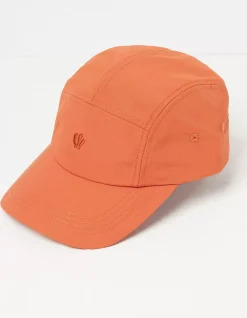 FatFace Five Panel Cap Orange Hot