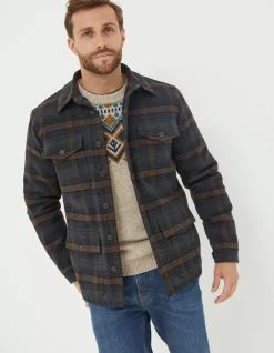 FatFace Fjord Ombre Overshirt Black Online