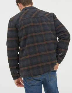 FatFace Fjord Ombre Overshirt Black Online