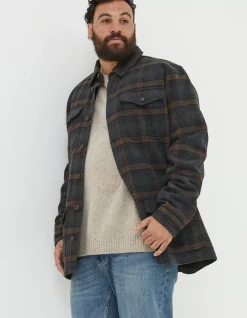 FatFace Fjord Ombre Overshirt Black Online
