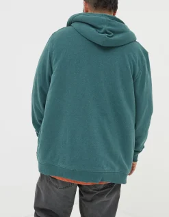 FatFace Fleece Lined Hoodie Jade Green Discount