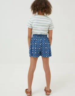 FatFace Floral Tile Flippy Shorts Navy Online