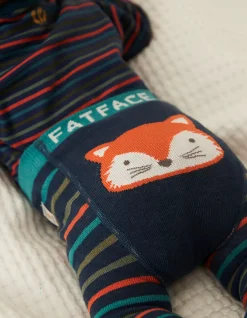 FatFace Footless Tights Blue
