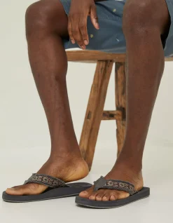 FatFace Harris Flip Flop Grey Sale