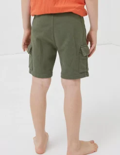 FatFace Hatfield Cargo Sweat Shorts Khaki Green Clearance