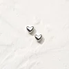 FatFace Heart Studs Silver Online