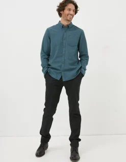 FatFace Heyshott Slim Chinos Black Outlet