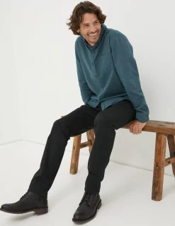 FatFace Heyshott Slim Chinos Black Outlet