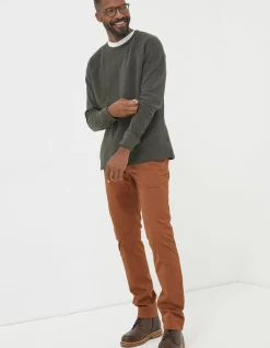 FatFace Heyshott Slim Chinos Rust Brown Online