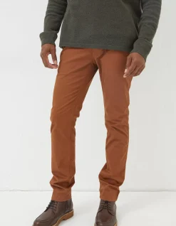 FatFace Heyshott Slim Chinos Rust Brown Online