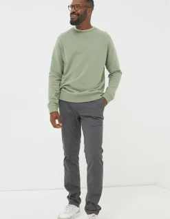 FatFace Heyshott Slim Chinos Dark Grey Sale