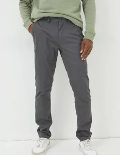 FatFace Heyshott Slim Chinos Dark Grey Sale