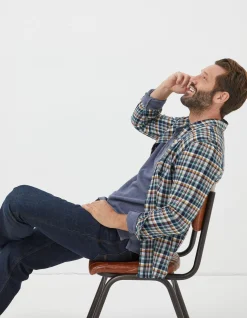 FatFace Highbury Check Shirt Blue Online