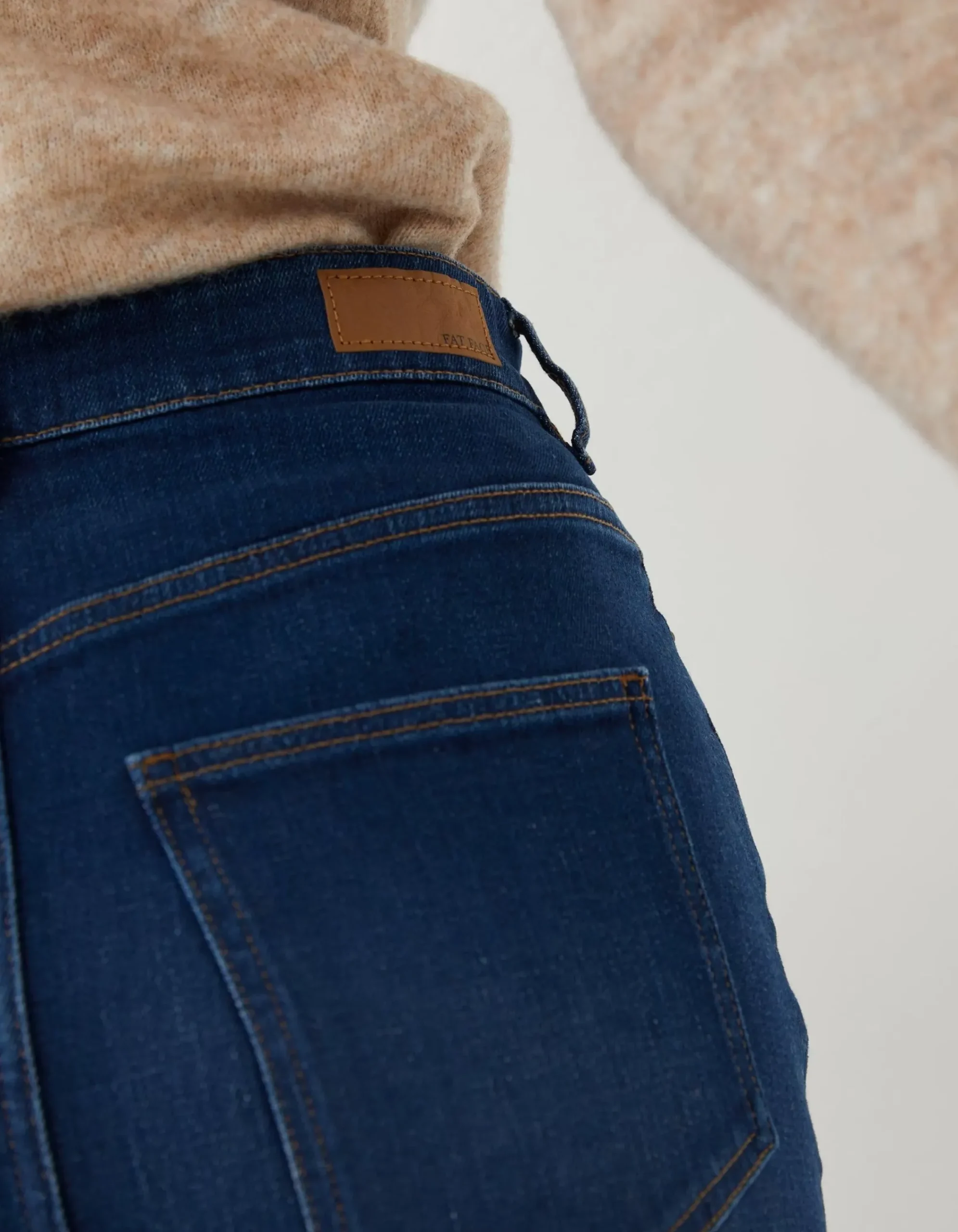 FatFace Hope Denim Skirt Mid Blue Online