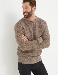FatFace Hove Crew Jumper Natural Discount