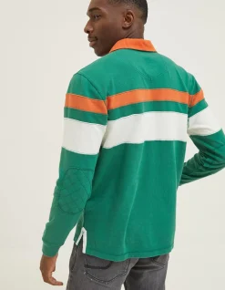 FatFace Ireland Rugby Shirt Green Hot