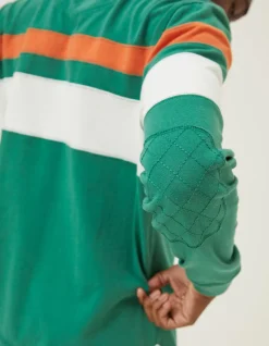FatFace Ireland Rugby Shirt Green Hot