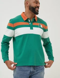 FatFace Ireland Rugby Shirt Green Hot