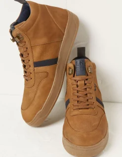FatFace Jacob High Top Trainer Tan Clearance