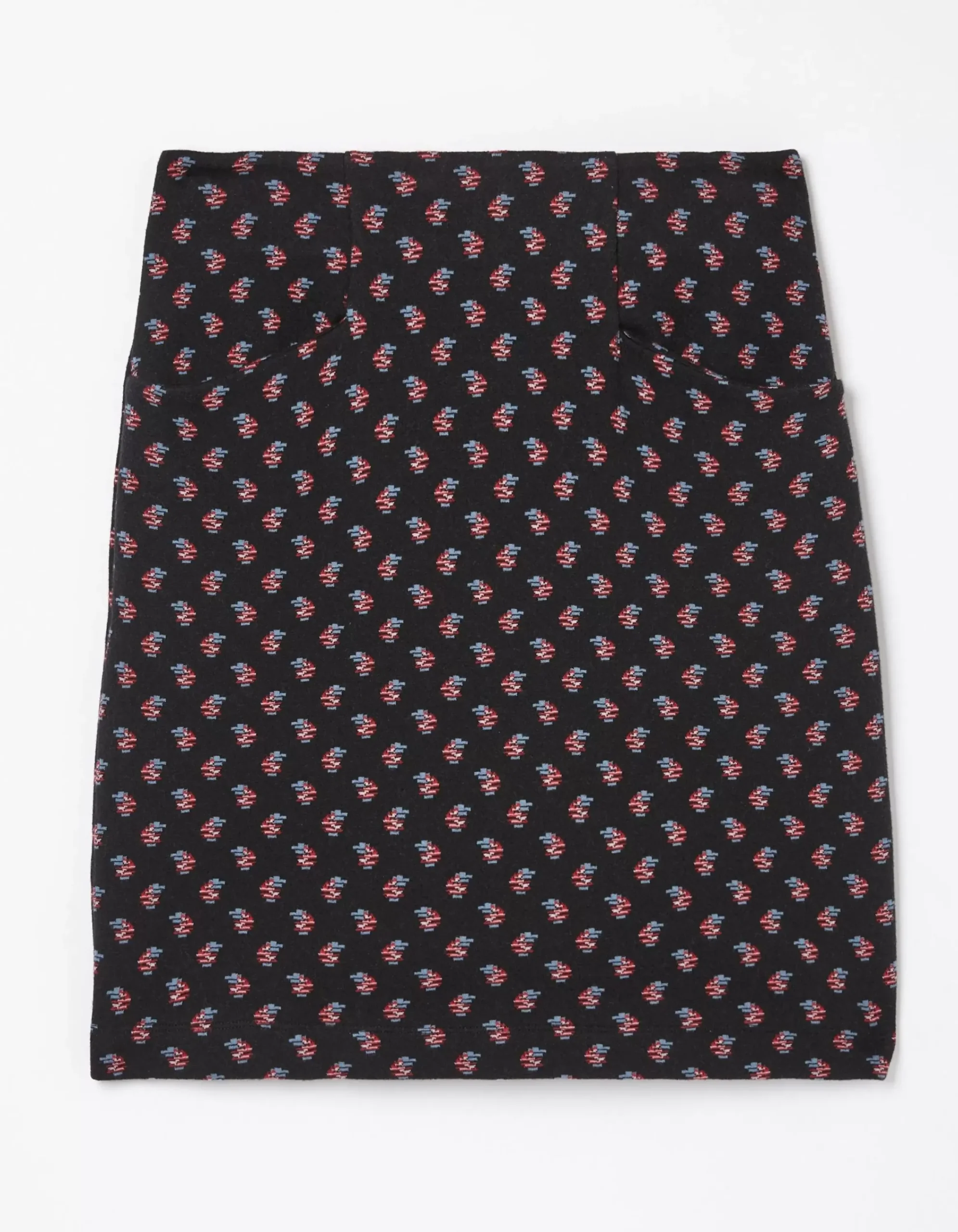 FatFace Jennie Floral Geo Jersey Skirt Black Online