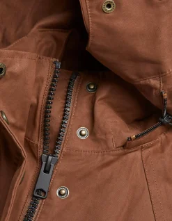 FatFace Juno Waterproof Long Coat Brown Sale