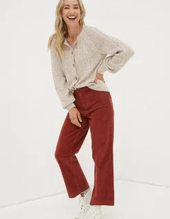 FatFace Keswick Cord Trouser Dark Tan Online