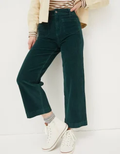 FatFace Keswick Cord Trouser Dark Teal Sale