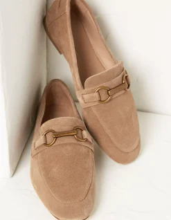 FatFace Lainey Flat Loafer Tan Outlet