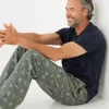 FatFace Land Rover Pyjama Bottoms Khaki Green Sale