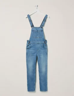 FatFace Lewes Dungarees Light Wash