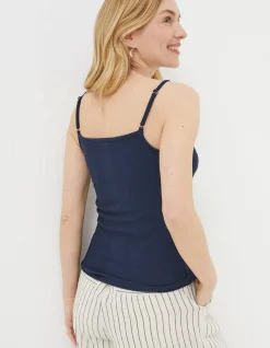 FatFace Lily Cami Navy Discount