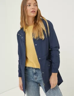 FatFace Lily Lightweight Parka Navy Sale