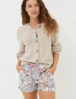 FatFace Lino Animals Short Ivory