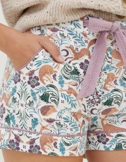 FatFace Lino Animals Short Ivory