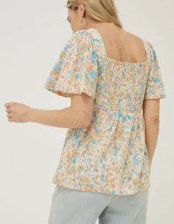 FatFace Lucia Mineral Top Ivory Discount