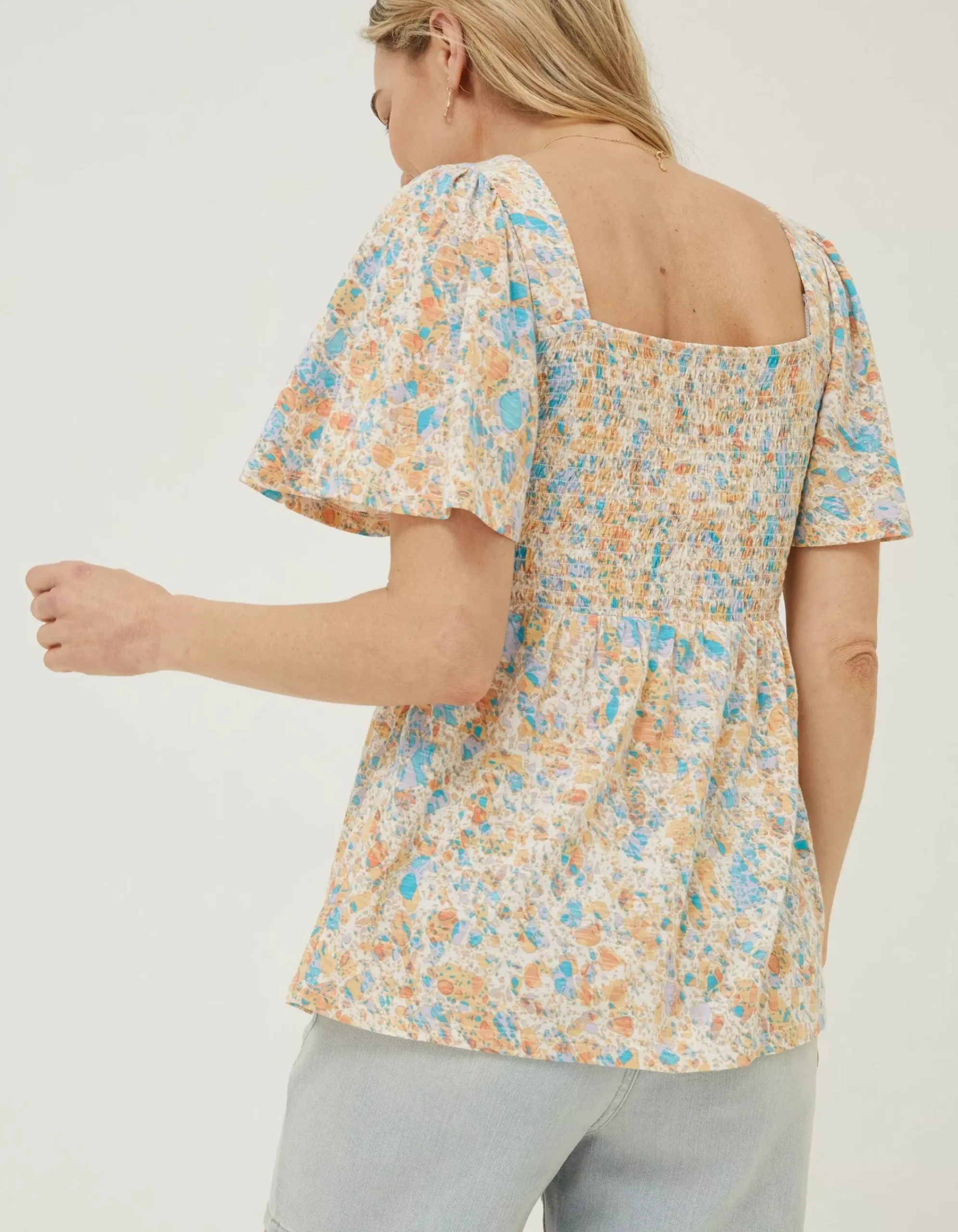 FatFace Lucia Mineral Top Ivory Discount