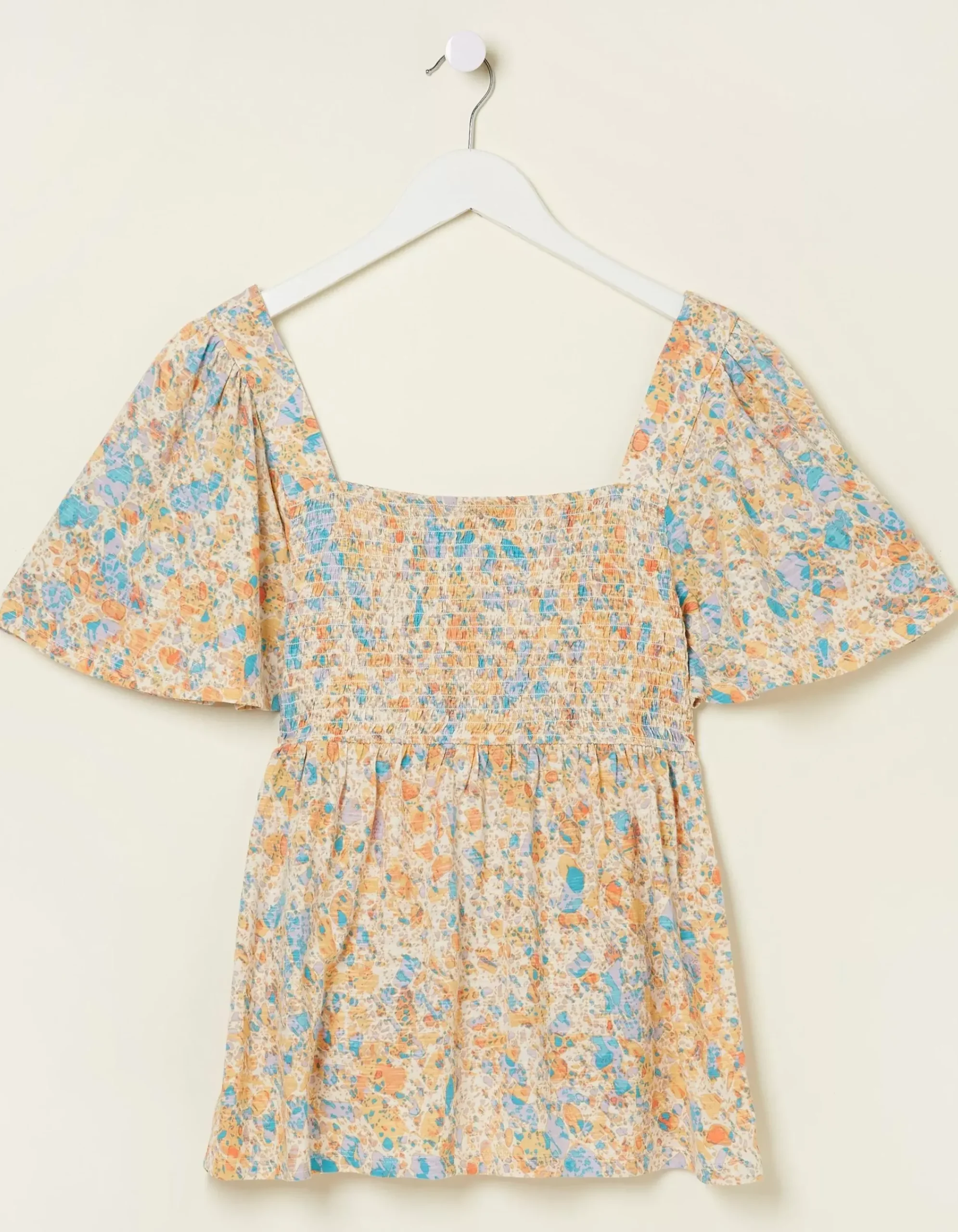 FatFace Lucia Mineral Top Ivory Discount