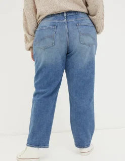 FatFace Ludlow Boyfriend Jeans Mid Blue Best